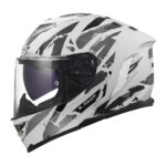 Kaciga LS2 Full Face FF818 STORM III KAOS belo siva