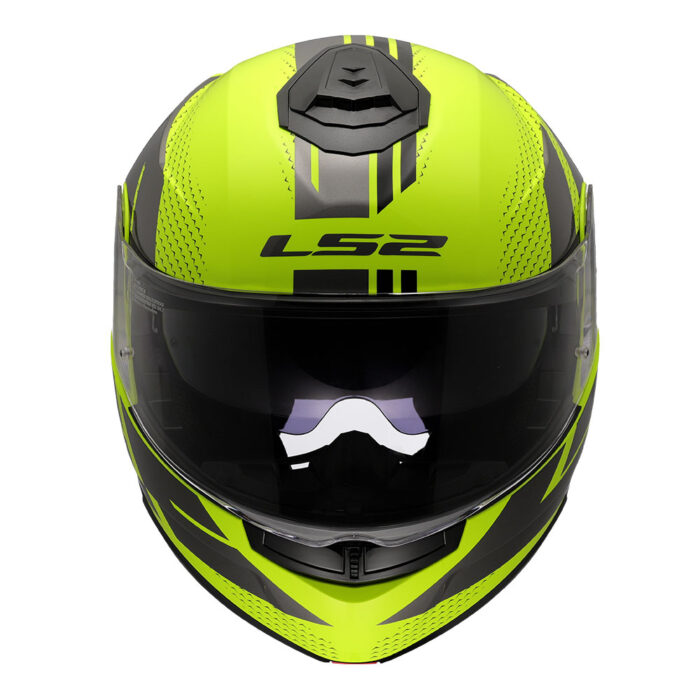 Kaciga LS2 Flip Up FF908 STROBE II CODE žuto siva - Slika 7