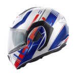 Kaciga GIVI Flip Up X30 PULSAR belo plavo crvena - Slika 2