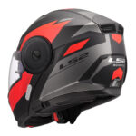 Kaciga LS2 Flip Up FF902 SCOPE II DURIA crno crvena - Slika 3