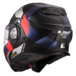 Kaciga LS2 Flip Up FF901 ADVANT X ULTRA crno plavo crvena sa naočarima - Slika 3