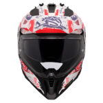 Kaciga LS2 Enduro MX702 PIONEER II FANTASY belo crveno plava - Slika 8