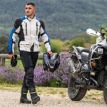 Pantalone LS2 COMO AIR muške crno tamno sive - Slika 7
