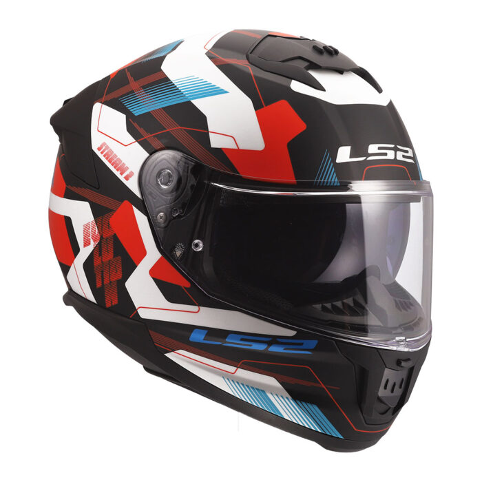 Kaciga LS2 Full Face FF808 STREAM II MIKA belo plavo crvena - Slika 7