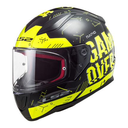 Kaciga LS2 Full Face FF353 RAPID PLAYER crno žuta