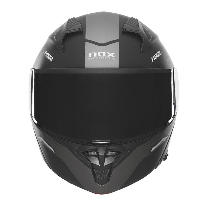 Kaciga NOX Flip Up N968 ULTRA sa naočarima mat crno titanium - Slika 3