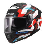 Kaciga LS2 Full Face FF811 VECTOR II KAMO crno plava sa naočarima - Slika 7