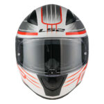 Kaciga LS2 Full Face FF353 RAPID II CIRCUIT  belo crvena - Slika 8