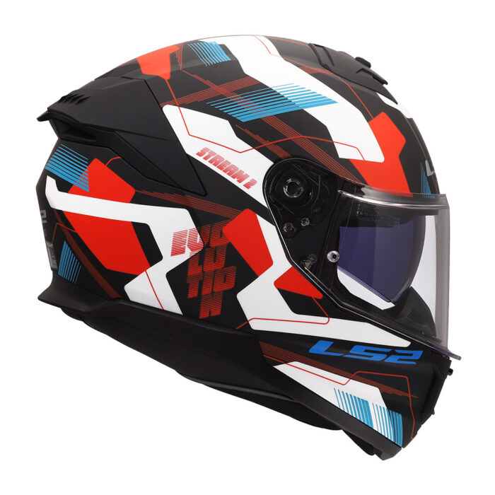 Kaciga LS2 Full Face FF808 STREAM II MIKA belo plavo crvena - Slika 6