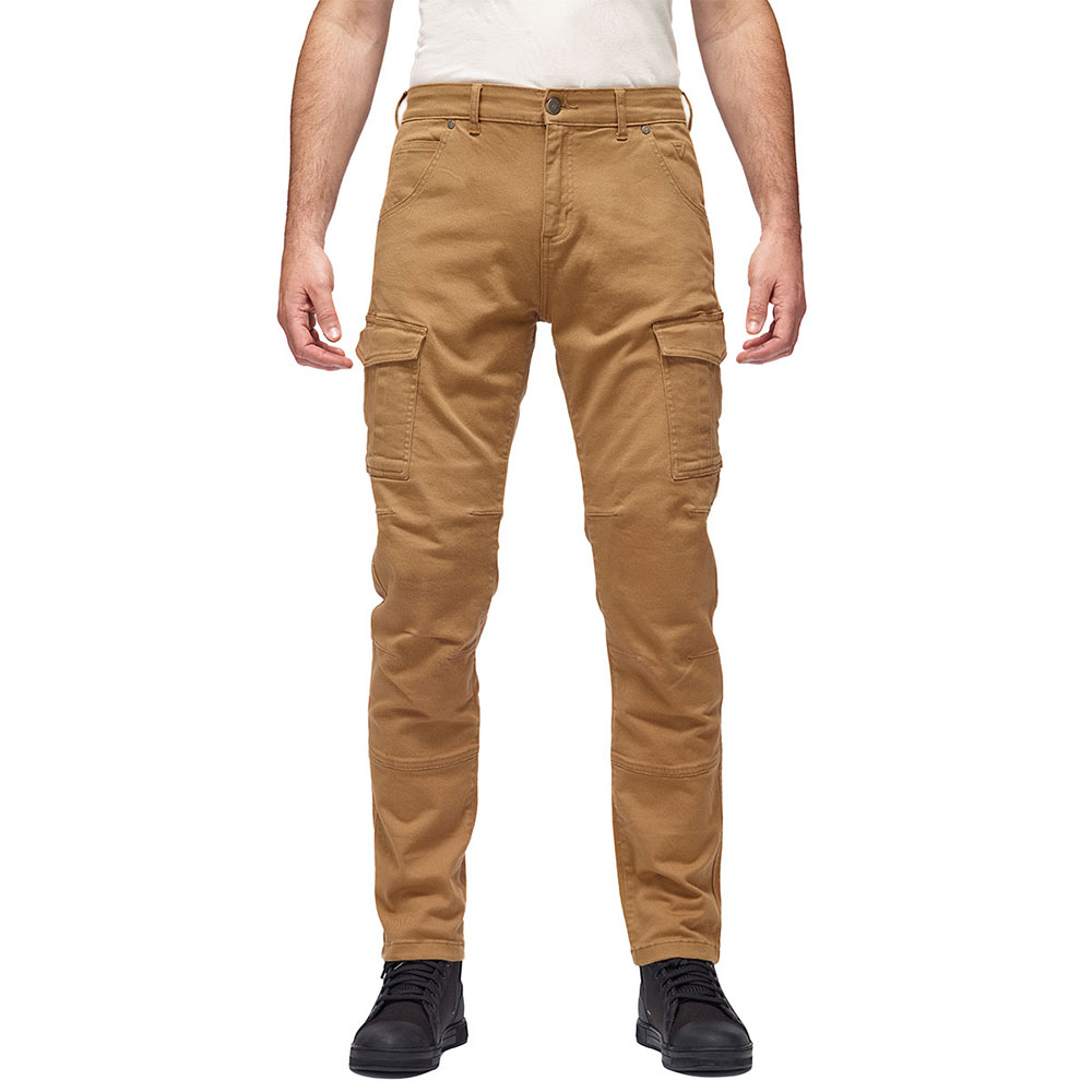cfb3e735-980b-4745-aed3-d775532bfcdd.jpg Pantalone BRANDON JEANS CARGO boja peska MODEKA - Slika 1