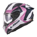 Kaciga LS2 Full Face FF817 CHALLENGER II FLAMAN belo roza - Slika 2
