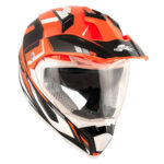 Kaciga Kappa Enduro KV30R GRAYER narandžasto crna - Slika 5