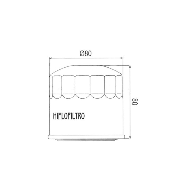 Filter ulja HF202 Hiflo - Slika 2