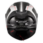 Kaciga LS2 Full Face FF805 THUNDER CARBON GP AERO RAUTE belo siva - Slika 4
