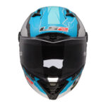 Kaciga LS2 Full Face FF805 THUNDER CARBON GP AERO REPLICA HUERTAS plavo bela - Slika 8