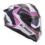 Kaciga LS2 Full Face FF817 CHALLENGER II FLAMAN belo roza - Slika 6