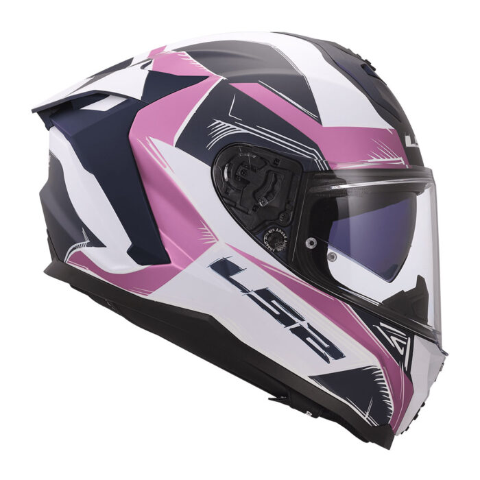 Kaciga LS2 Full Face FF817 CHALLENGER II FLAMAN belo roza - Slika 6
