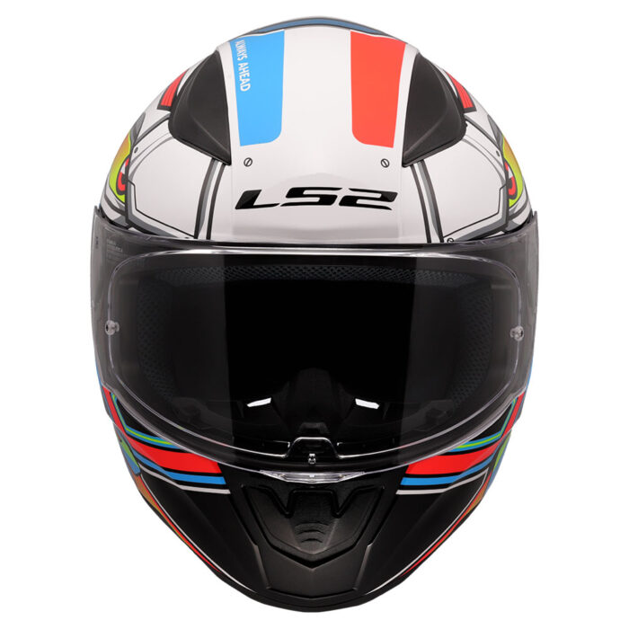 Kaciga LS2 Full Face FF353 RAPID II XDRON belo narandžasta - Slika 8
