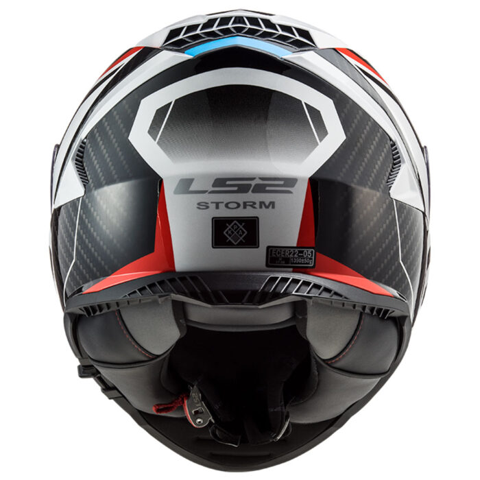 Kaciga LS2 Full Face FF800 STORM II RACER crveno plava sa naočarima - Slika 3