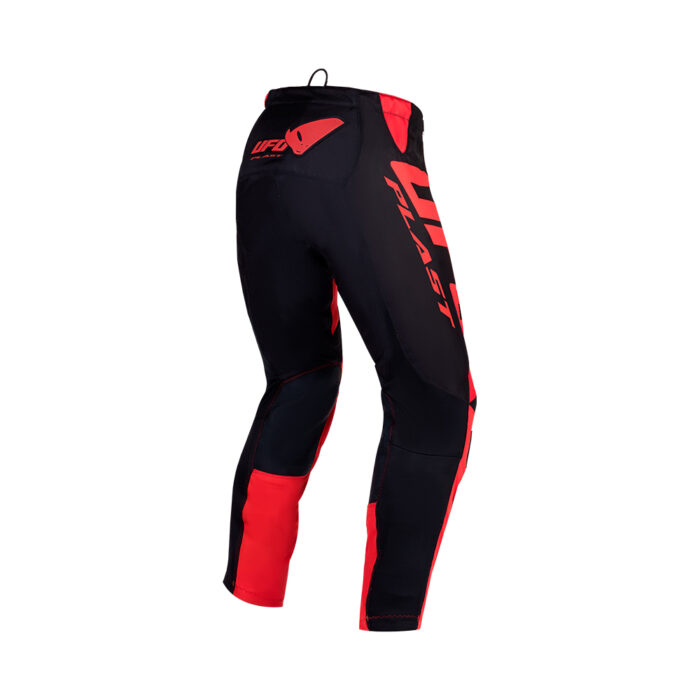 Pantalone Cross UFO KIMURA crno crvene - Slika 2