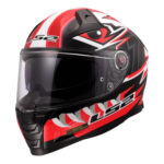 Kaciga LS2 Full Face FF811 VECTOR II CARBON SAVAGE crveno belo siva sa naočarima - Slika 9