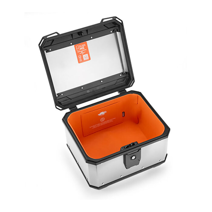 Centralni kofer Kappa K'METROBOX KMX400A Alu sivi Monolock 40L - Slika 3