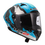 Kaciga LS2 Full Face FF805 THUNDER CARBON GP AERO REPLICA HUERTAS plavo bela - Slika 7