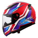Kaciga LS2 Full Face FF353 RAPID II FLITZ belo plavo crvena - Slika 2