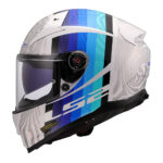 Kaciga LS2 Full Face FF811 VECTOR II FREEDOM belo siva - Slika 2
