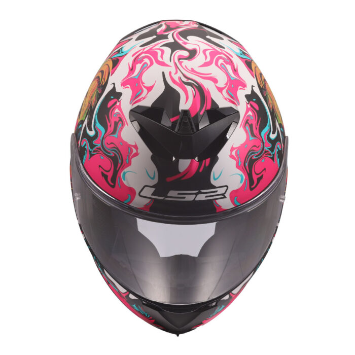 Kaciga LS2 Full Face FF820 RAPID III CYBERG ljubičasta - Slika 8