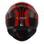 Kaciga LS2 Full Face FF800 STORM II TRACKER crno crvena sa naočarima - Slika 3