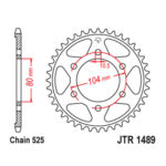 Lančanik zadnji JT JTR897-49SC (520) 49 zuba - Slika 5