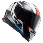 Kaciga LS2 Full Face FF800 STORM II RACER crveno plava sa naočarima - Slika 4
