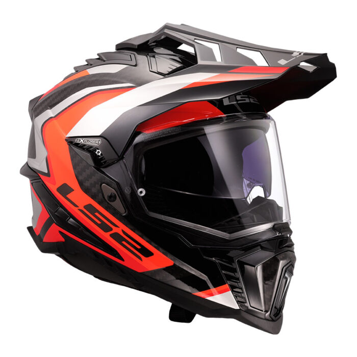 Kaciga LS2 Enduro MX701 EXPLORER CARBON FRONTIER II narandžasta - Slika 7