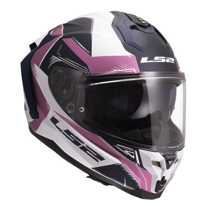 Kaciga LS2 Full Face FF817 CHALLENGER II FLAMAN belo roza - Slika 7