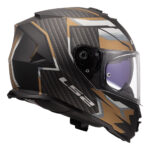 Kaciga LS2 Full Face FF800 STORM II TRACKER crno zlatna - Slika 6