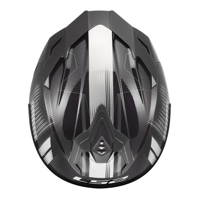 Kaciga LS2 Full Face FF817 CHALLENGER II NITRO crno siva - Slika 9