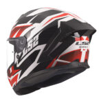 Kaciga LS2 Full Face FF820 RAPID III XTREM belo crno crvena - Slika 3