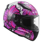 Kaciga LS2 Full Face FF353 RAPID II POPPIES roza - Slika 7