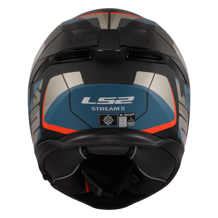 Kaciga LS2 Full Face FF808 STREAM II ROAD crno plava sa naočarima - Slika 4