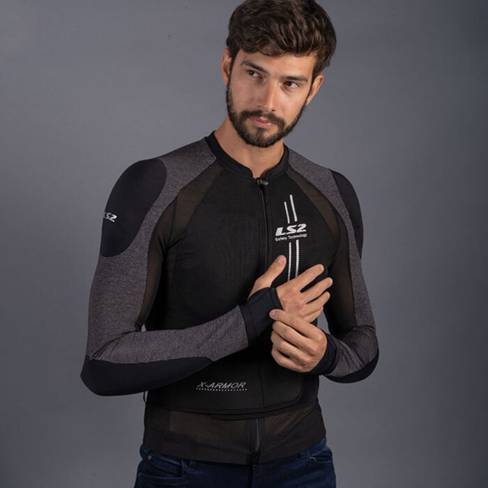 Jakna LS2 X-ARMOR muška crna - Slika 4