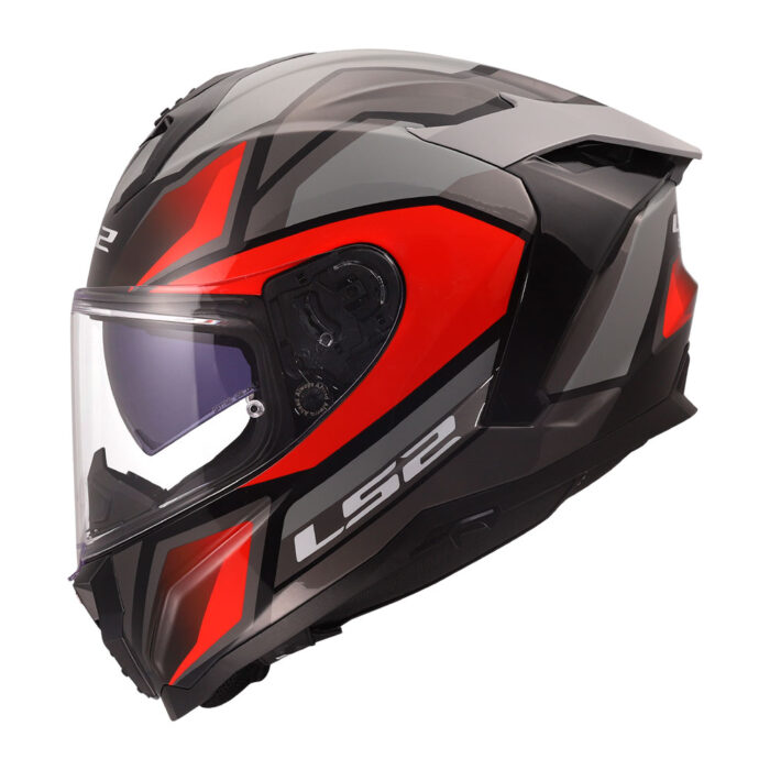 Kaciga LS2 Full Face FF817 CHALLENGER II VIPER sivo crvena - Slika 2