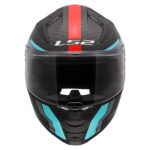 Kaciga LS2 Full Face FF811 VECTOR II CARBON GRID plavo crvena sa naočarima - Slika 8