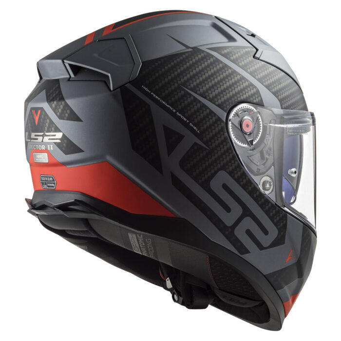 Kaciga LS2 Full Face FF811 VECTOR II  mat titanium sa naočarima - Slika 6