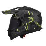 Kaciga LS2 Enduro MX702 PIONEER II CRAZY crno žuta - Slika 2