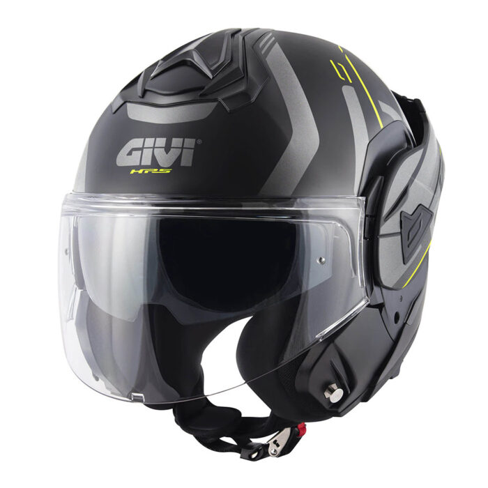 Kaciga GIVI Flip Up X30 PULSAR titanium žuta - Slika 2