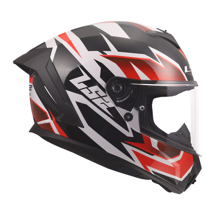 Kaciga LS2 Full Face FF820 RAPID III XTREM belo crno crvena - Slika 6