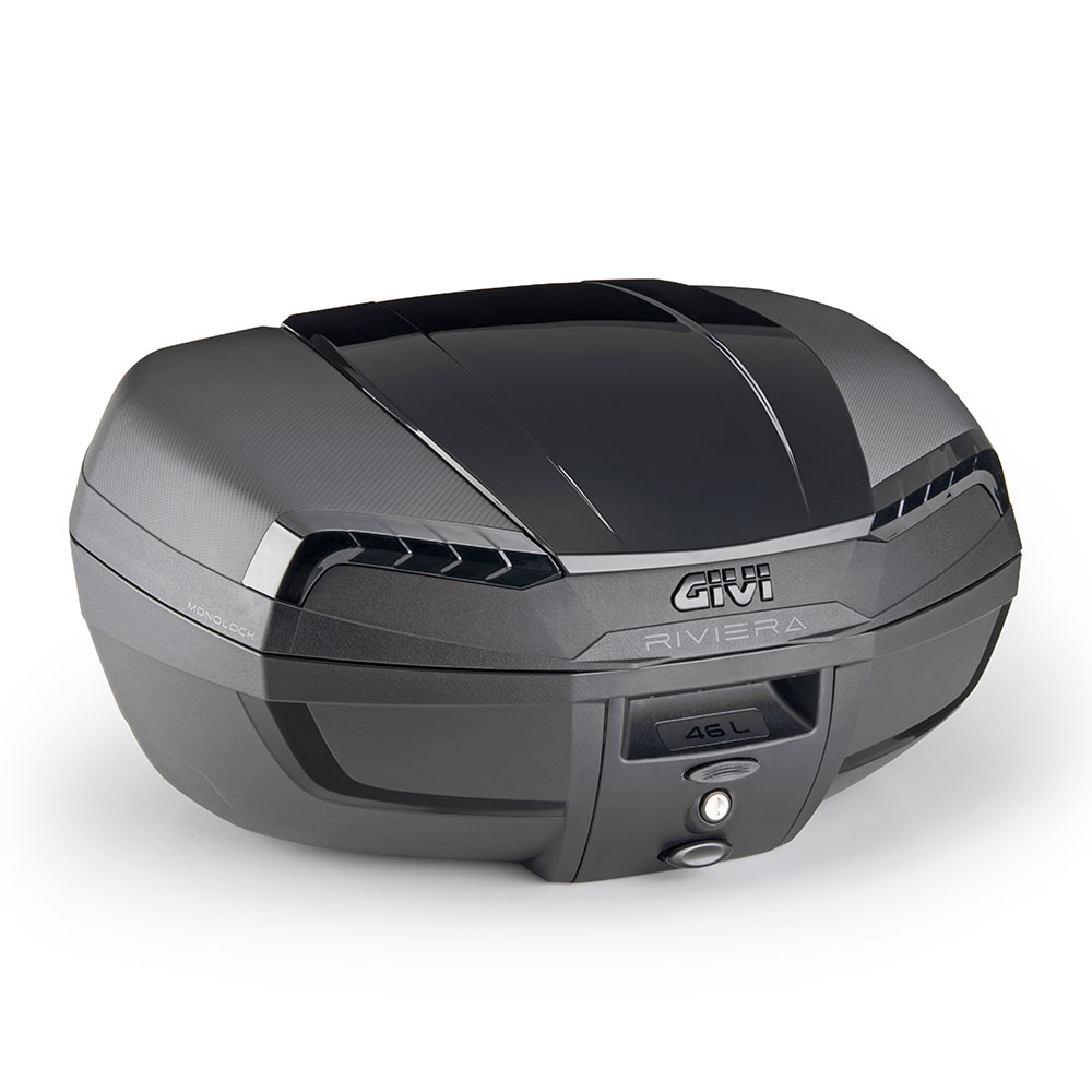 e5e86eed-e695-4f60-832a-406e9aa1f3bc.jpg Centralni kofer GIVI E46NB RIVIERA TRIPLE BLACK Monolock 46L - Slika 1
