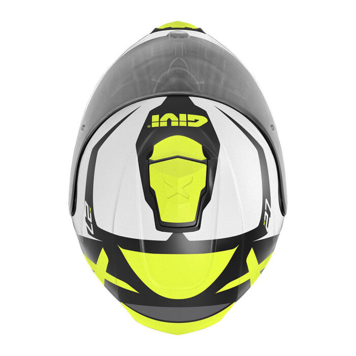 Kaciga GIVI Flip Up X27 DIMENSION crno belo žuta - Slika 5