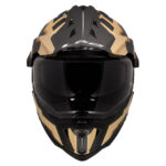 Kaciga LS2 Enduro MX701 EXPLORER CARBON TRICK braon zlatna - Slika 8